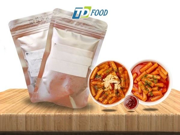Giải pháp gói sốt cà chua cho bánh gạo tokbokki đóng gói